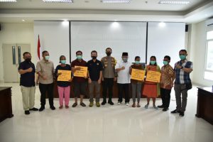 santunan bagi korban Poso