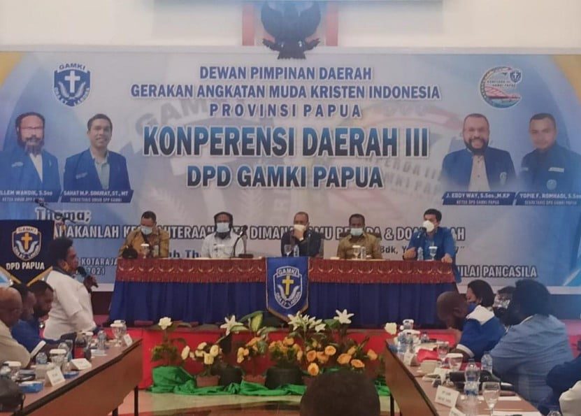 Dirjen Bimas Kristen: Pendekatan Agama Sebuah Resolusi Konflik Mewujudkan Papua Tanah Damai 20 Konferda GAMKI Papua