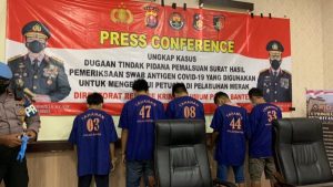 pemalsu swab banten