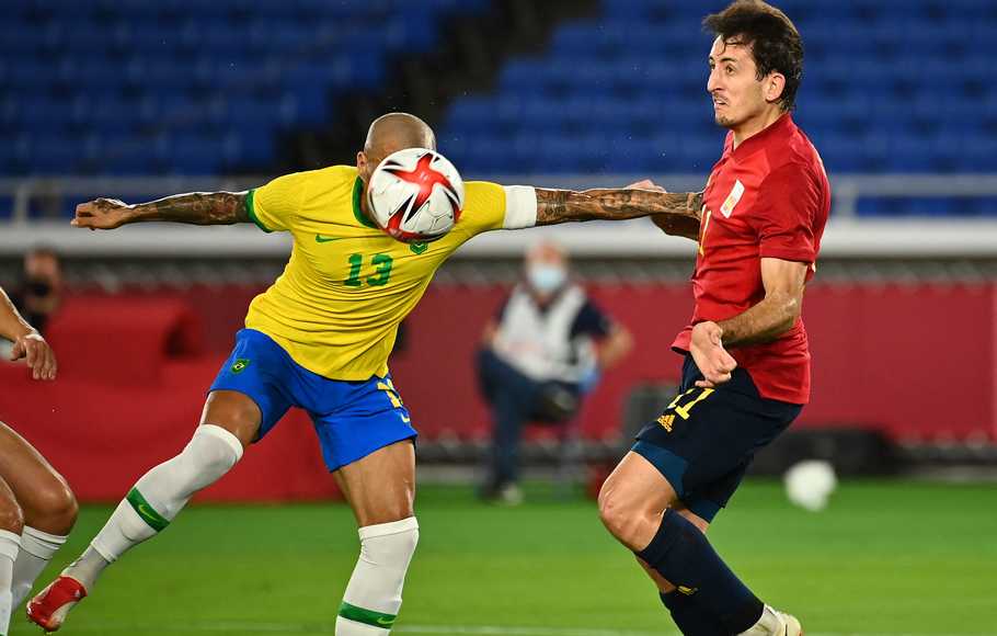 Kalahkan Spanyol, Brasil Raih Emas Sepakbola Olimpiade Tokyo 2020 20 Brasil Spanyol