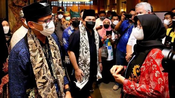 Kunjungan Kerja ke Banyuwangi, Erick Thohir dan Sandiaga Uno Apresiasi Langkah Pemkab 20 Erick Sandi