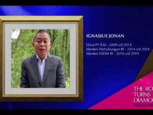 Ignasius Jonan saat berpidato dalam Wisuda ke 80