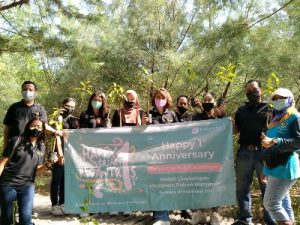 Regantris tanam mangrove