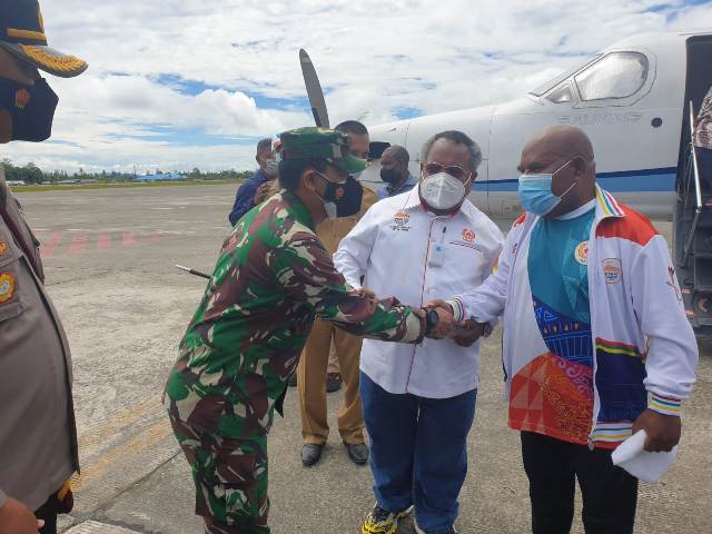 kedatangan ketua pon
