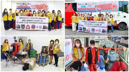 Lions Club Surabaya Srikandi Gelar Donor Darah 20 baksos Lions Club Srikandi
