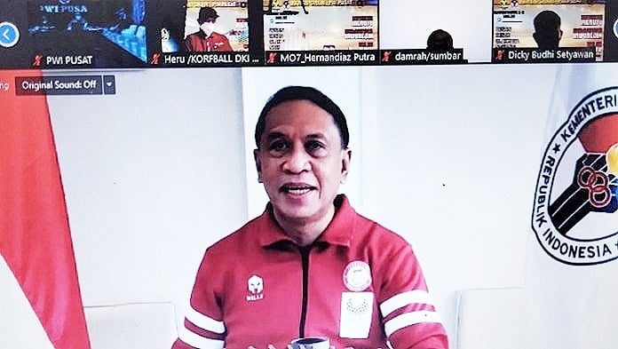 Menpora Gerak Cepat Terkait Sanksi WADA 20 menpora webinar