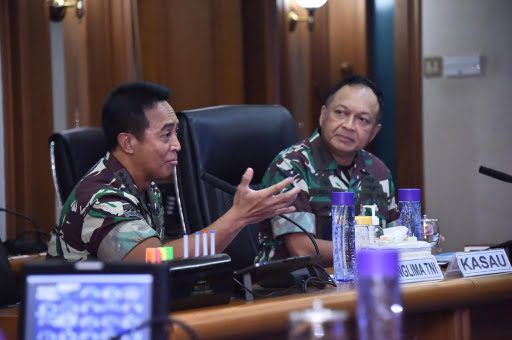 Panglima TNI Jenderal Andika Kunjungi Mabes TNI AL Dan Mabes TNI AU 17