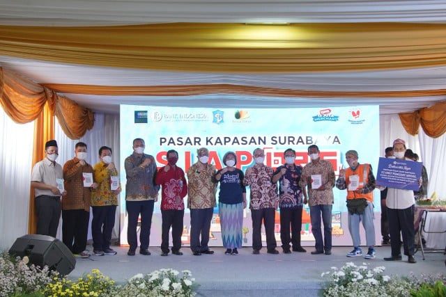 BI Launching Pasar SIAP QRIS, Pasar Kapasan Jadi Pilot Project 20 BI launch Pasar QRIS