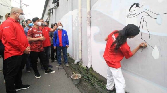 Walikota Gibran Apresiasi Street Art Surakarta 2021 20 Gibran street art