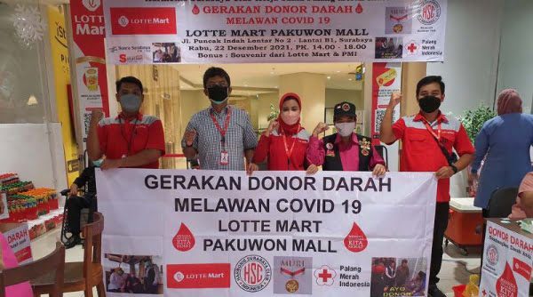 Lotte CSR donor darah