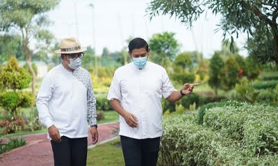 Gubernur Ridwan Kamil Ke Kediri Kunjungi Taman Brantas yang Didesainnya 20 9 1 1
