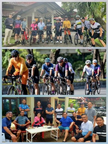 Pramono Anung Awali Tahun 2022 dengan Gowes bareng Sahabat 20 gowes 2022 pram