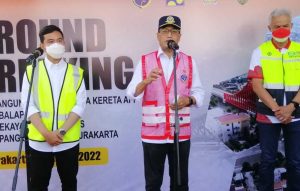 pembangunan rel ganda solo