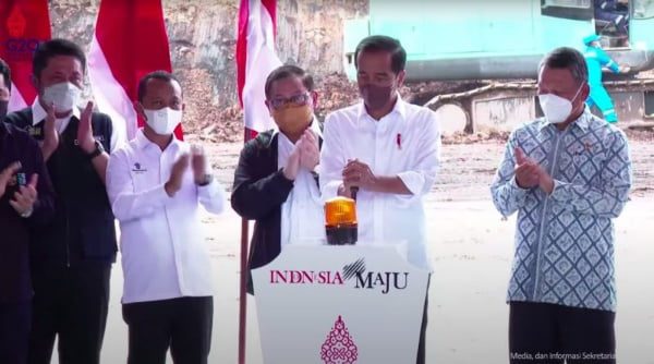 Presiden Jokowi Groundbreaking Proyek DME di Muara Enim 20 presiden dme