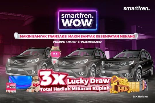 Smartfren WOW Treasure Hunt Bawakan Hadiah Miliaran Rupiah, Semua Bisa Ikutan dan Menang 20 Smartfren WOW Treasure Hunt