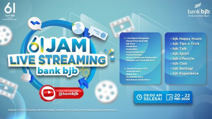 Bank bjb Siap Pecahkan Rekor MURI Melalui Live Streaming 61 Jam Non Stop 20 989769630