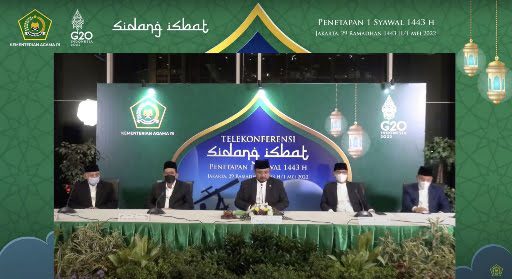 Pemerintah Tetapkan 1 Syawal 1443 H Jatuh Pada 2 Mei 2022 20 kemenag idul Fitri