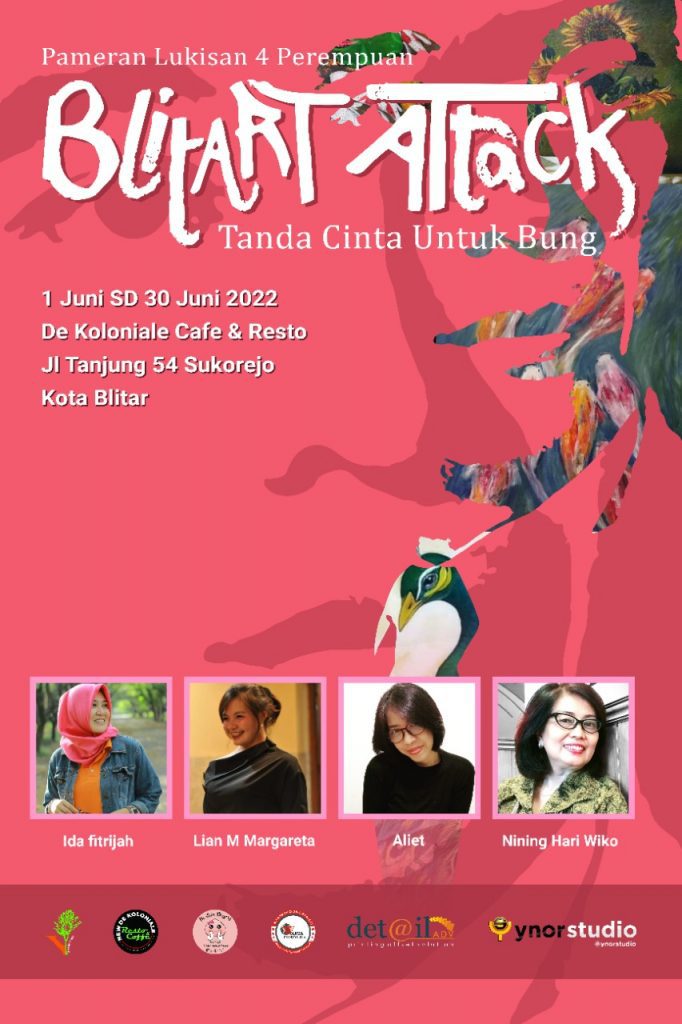 Sambut Bulan Bung Karno, 4 Pelukis Wanita Gelar Pameran di Blitar 20 IMG 20220531 WA0058