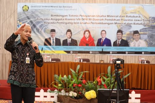 Gubernur Ganjar Blak-blakan pada Pelaku Usaha Pertambangan 20 Ganjar pertambangan