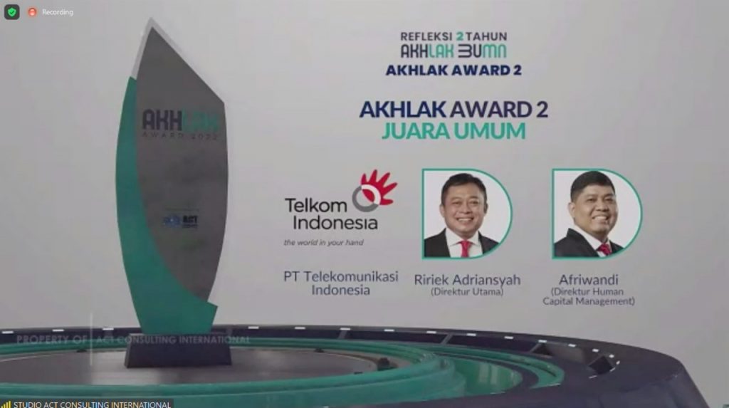 Telkom Kembali Meraih Predikat Best of the Best pada AKHLAK Awards 2022 20 IMG 20220718 WA0018