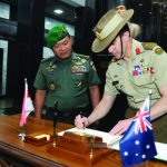 Kasad Terima Kunjungan Kehormatan Kepala Staf AD Australia