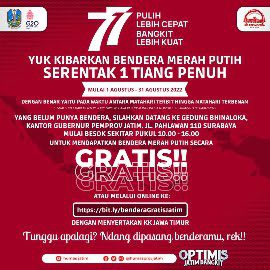 Pemprov bagi bendera