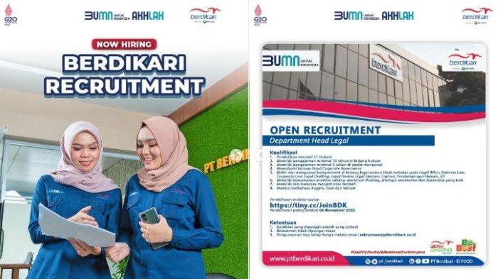Lowongan Kerja BUMN PT Berdikari, Buka Posisi untuk Lulusan S1 20 loker berdikari 31 10