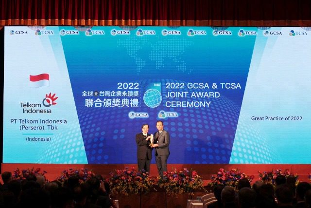 Telkom Sabet Gelar Global Best Practice - Sustainability di Ajang Internasional Global Corporate Sustainability Awards 2022 Taipei 20 WhatsApp Image 2022 11 29 at 10.27.48