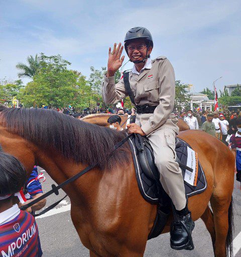 ketua DPRD berkuda