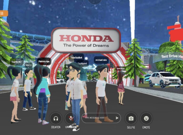 Kolaborasi Honda dan Telkom Hadirkan Dunia Virtual Honda MetaWorld 20 1 768x567 1