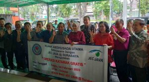 Kapolda Jatim Apresiasi Baksos Karatak Gratis Yayasan Sosial Abdihusada Utama & JEC-Java @Surabaya 21 polda baksos