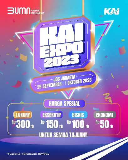 Siap-siap Kunjungi KAI Expo 2023, Ada Diskon Tiket Kereta Termasuk Kelas Luxury 20 IMG 20230920