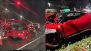 Tabrak Lima Kendaraan di Senayan, Diduga Pengemudi Ferrari Mabuk Pulang Clubbing 20 mobil ferrari tabrak lima kendaraan