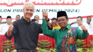 KTP Sakti Ganjar-Mahfud, Pengamat: Progresif dan Visioner 20 pdip jatim 231019 ganjar mahfud 2