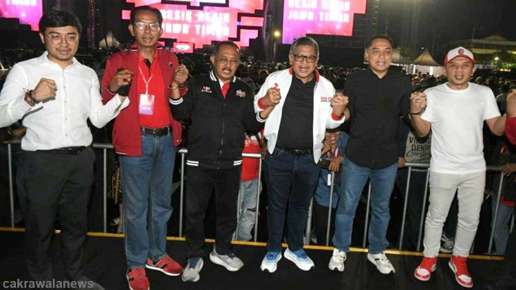 Konser Surabaya Satu Suara Resik-Resik Jatim, PDI Perjuangan Tegaskan Tekad Menangkan Risma-Gus Hans dan ErJi 20 pdip jatim 241120 sby satu suara 3