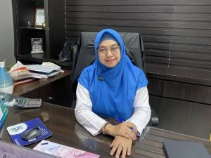 Kepala BPJS Kesehatan Cabang Surabaya Hernina Agustin Arifin