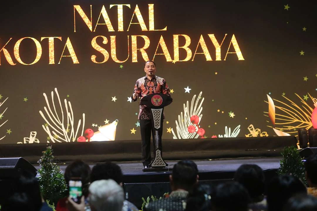 Ribuan Umat Hadiri Perayaan Natal Yang Diadakan Pemkot Surabaya 20 perayaan natal pemkot Surabaya