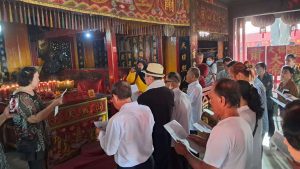 pelantikan pengurus Klenteng Kwan Sing Bio