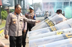 Simulasi Demo Polresta Malang