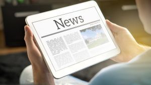 ilustrasi baca berita