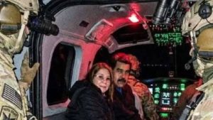 Nicolas Maduro dan istrinya Cilia Flores