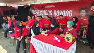 Posko Mudik PDI Perjuangan Kabupaten Kediri