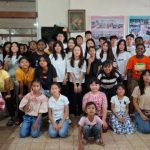 Pelajar Sekolah SNA Berbagi Kepedulian di Santa Yulia