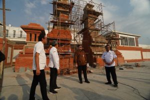 Bupati Kediri Cek Progres Pembangunan Museum Sri Aji Joyoboyo Tahap 3